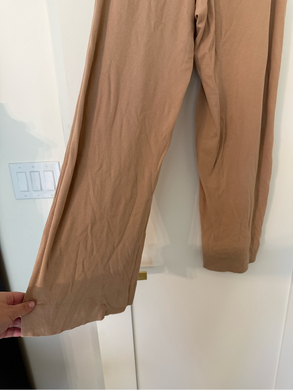 Pact Easy Rib Wide-Leg Pants - Picture 5 of 7